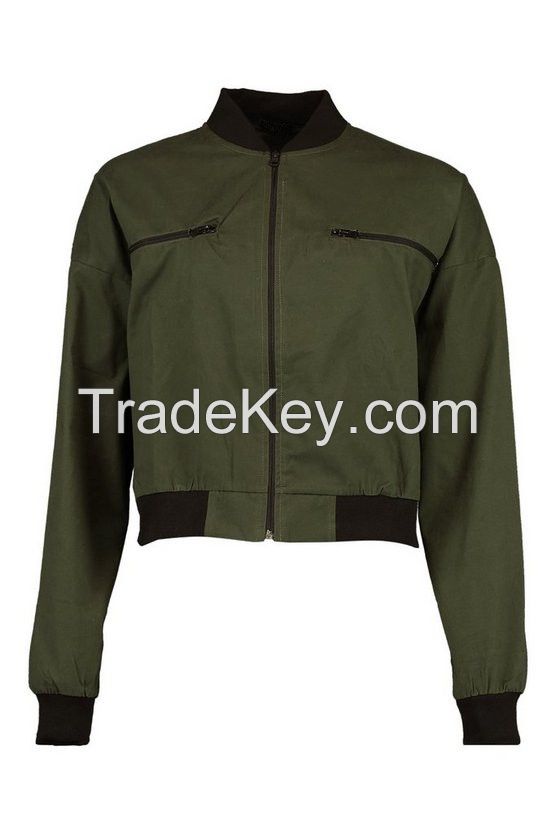 Bomber Jacket oem design Coat For Women Loose Ladie