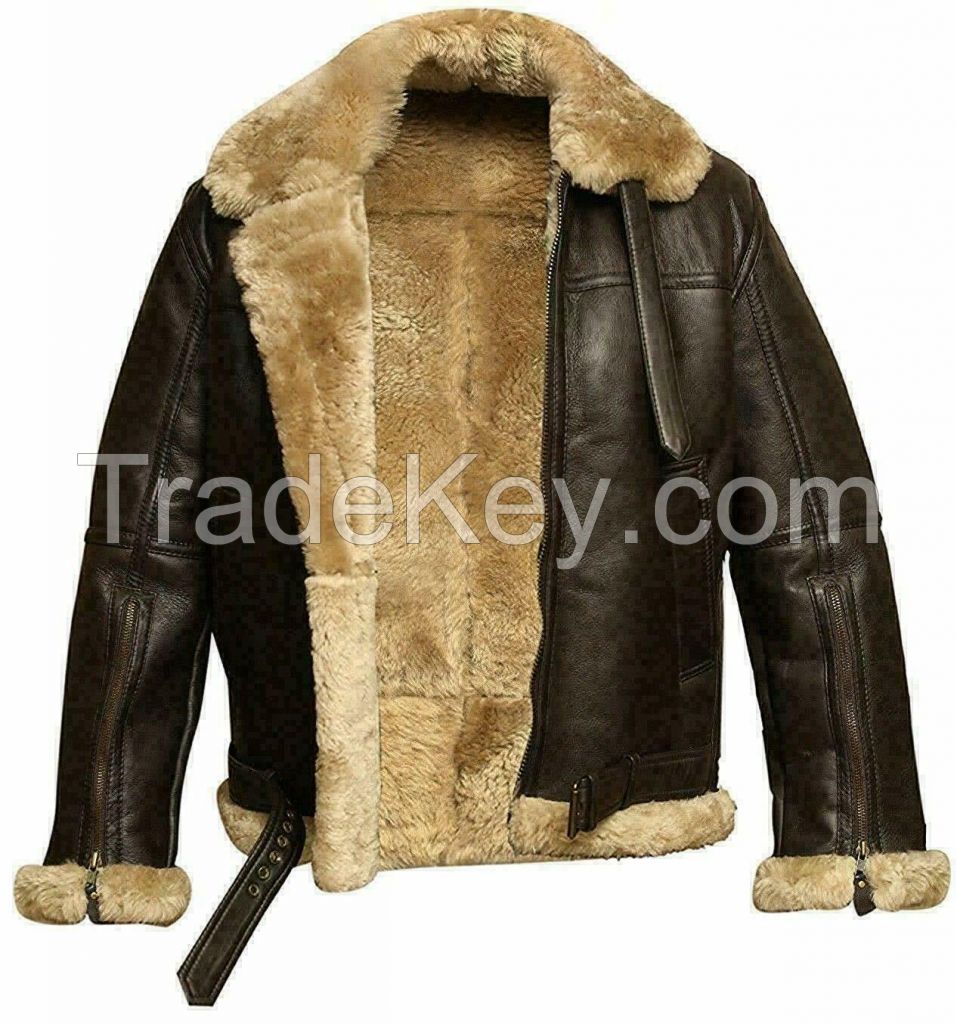 Winter all color Faux Suede Leather Jacket For Men Fur Collar Man Vintage Thick Leather Bomber Jacket for men/women