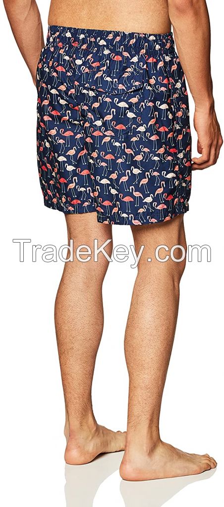 Wholesale Oem Adult Board 4 Way Stretch Fabric Boardshorts Swimming Mens Swim Trunks Swimsuit Custom design for men