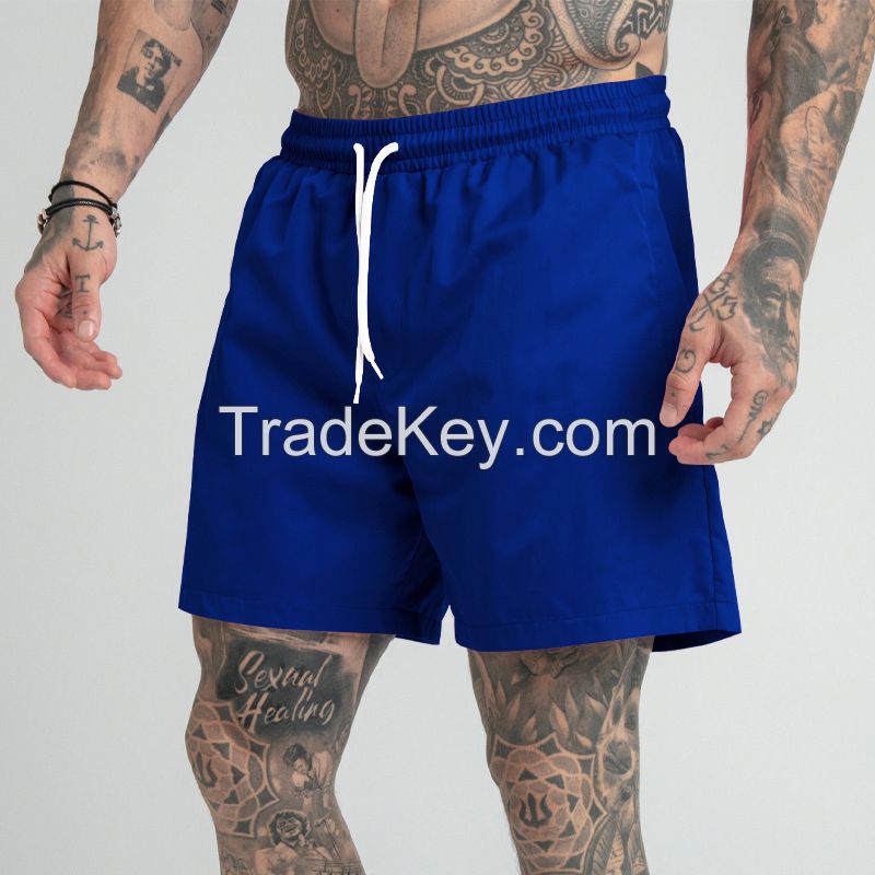 Wholesale Breathable High Quality Quick Dry Custom Men's Sports Training Beach Shorts