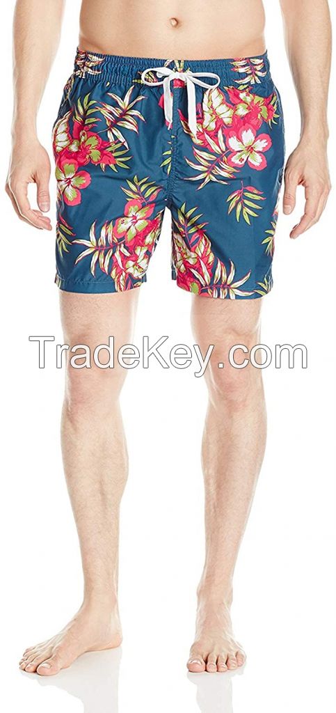 Custom Mens Swim Trunks Custom Designer Swimwear Shorts Beachwear 2022 High Waist Floral Printed Beach Shorts For Men