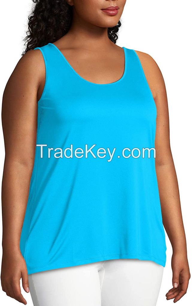 Chenille Embroidery Wholesale custom logo bodybuilding fitness tanktop women cotton sleeveless muscle tanktop gym
