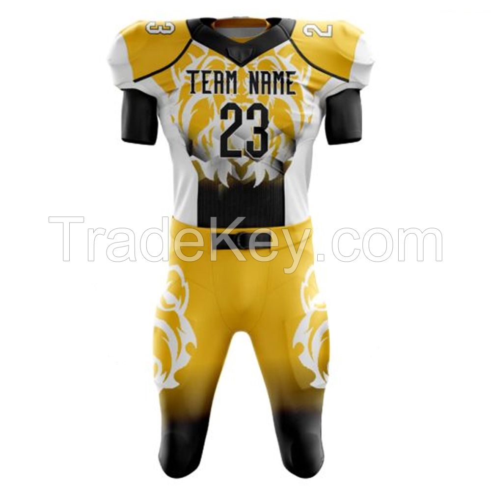 Hot Design American Football Uniform OEM Professional Low Price New Customized Best High Quality American Football Uniform