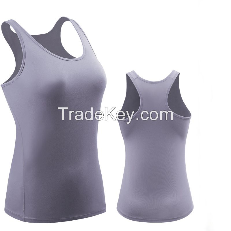 OEM blank fitness bodybuilding gym tank top vest women's clothing underwear