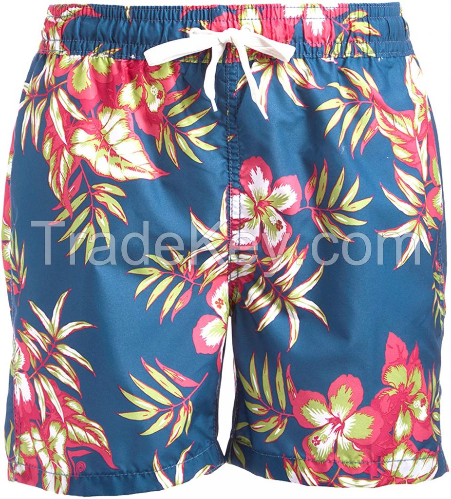 Custom Mens Swim Trunks Custom Designer Swimwear Shorts Beachwear 2022 High Waist Floral Printed Beach Shorts For Men