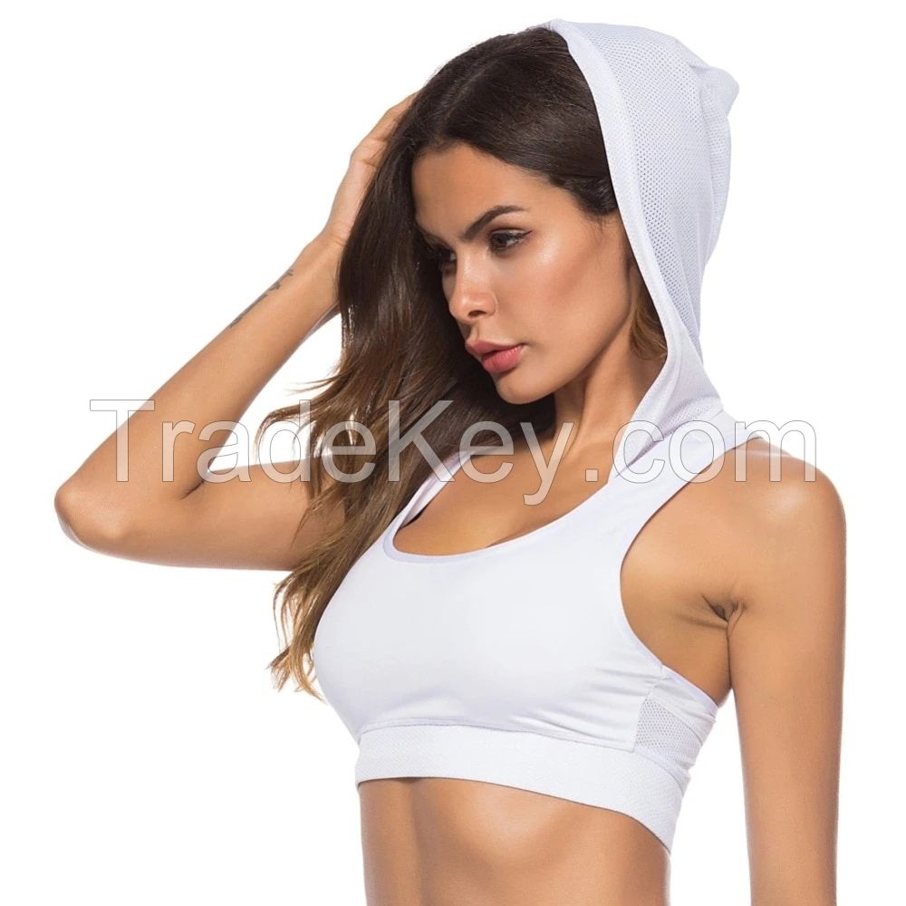 Wholesale Custom Logo Women Running Workout Gym Ladies Athletic Fitness High Impact Plus Size Yoga Tops Sports Bra