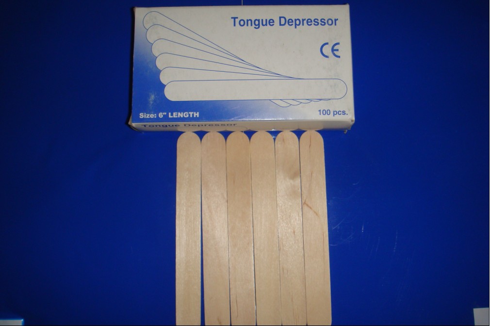 tongue depressors