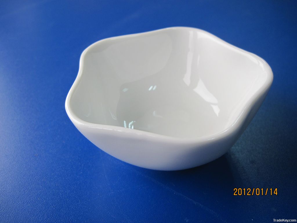 Small Flower Shape Porcelain Dish