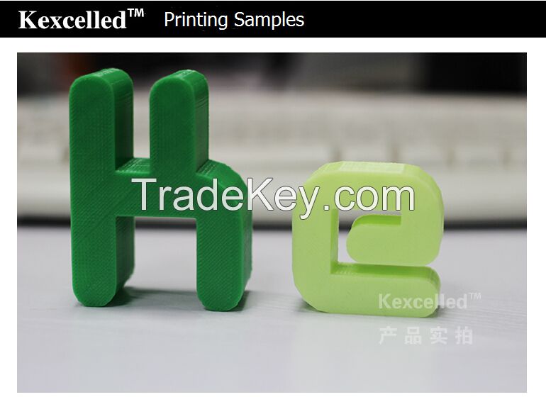 Kexcelled 3.0mm peak green PLA 3D Printer Filament - 1kg Spool (2.2 lbs) - Dimensional Accuracy +/- 0.05mm