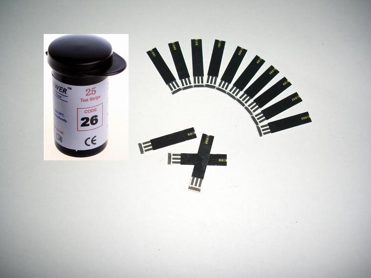 The professional provides the technical stability of blood glucose tes