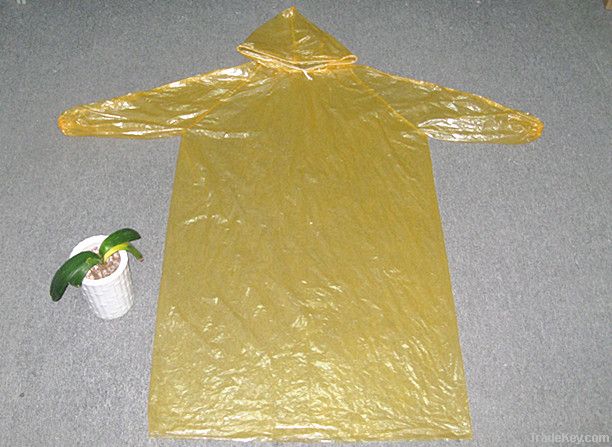PE/PVC rain coat