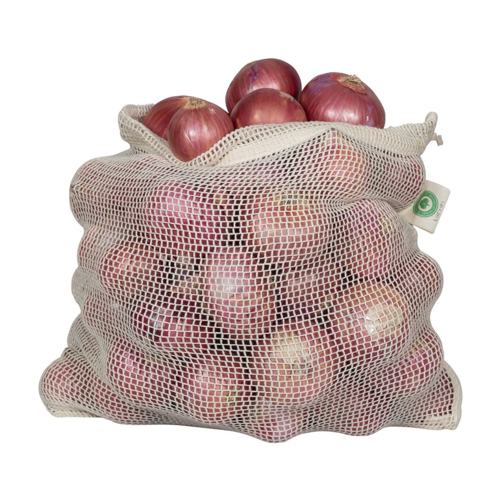 Reusable Organic Cotton Mesh Bag-Zero Waste Shopping Bag