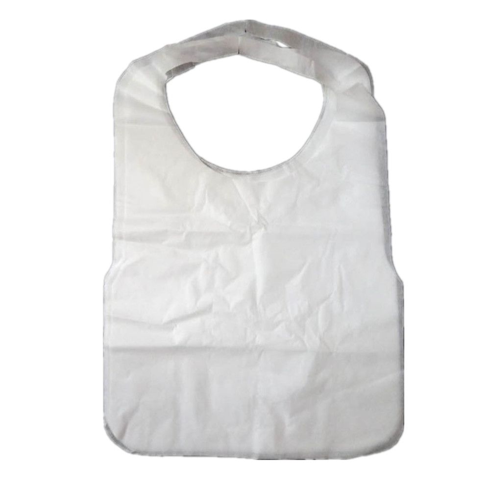 Simple Practical Waterproof Adult Bib 200 Packs