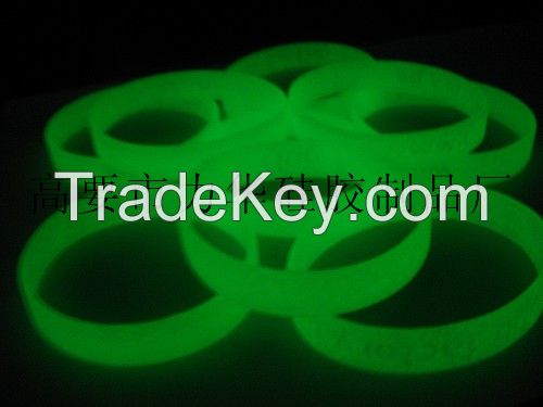 Luminous bracelet, Silicone Wristband