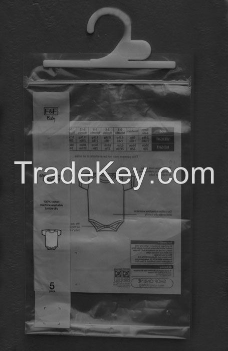 Flexible Packaging Hanger Bags Cloths