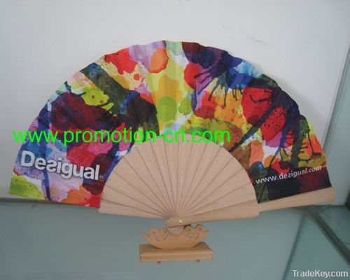 Personalized Hand Held Wooden Fans