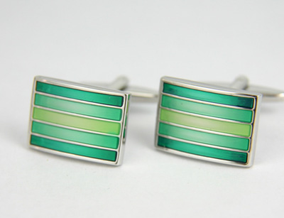 enamel cuff link