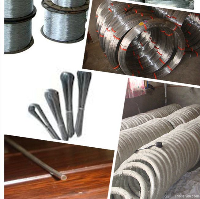 High tensile galvanized oval wire