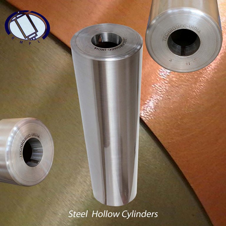 Gravure printing cylinders, Steel base, steel rollers, copper cylinders