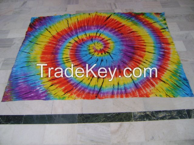 indian tiedye bedspread