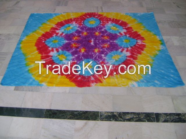 indian tiedye bedspread