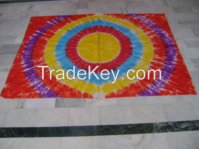 indian tiedye bedspread