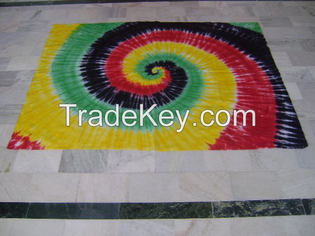 indian tiedye bedspread