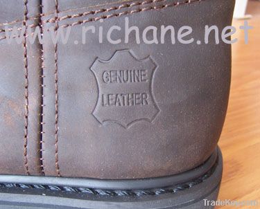 8880984 Crazy horse leather goodyear welt safety boots