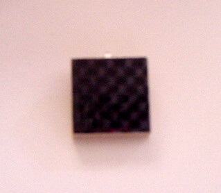 Handmade Tile Pendant-Carbon Fiber