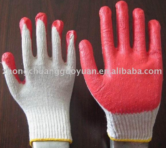 Latex Coated Glove--Smooth Surface