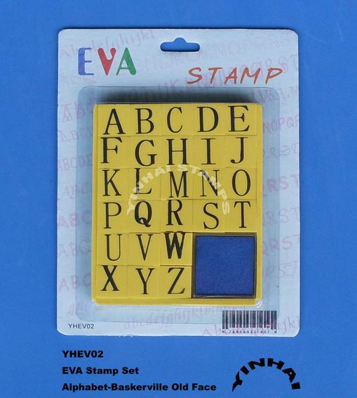 Alphabet EVA stamp Set