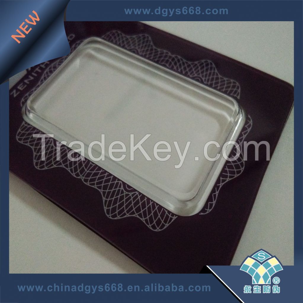 Gold coin bar packaging card set
