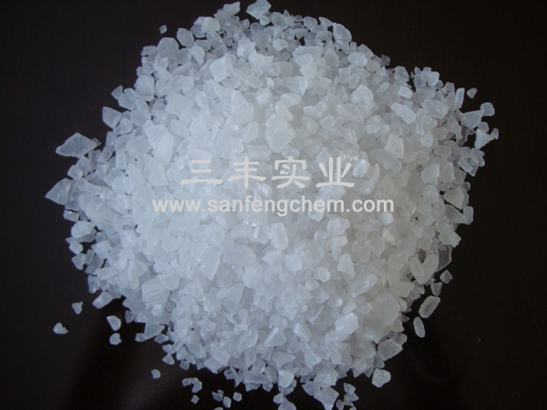 Flakes non-ferric aluminium sulphate17%