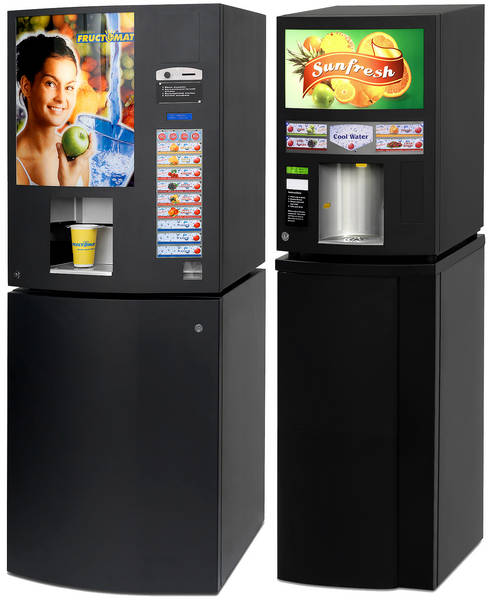 Fruit Drink Vending Machines and Dispensers