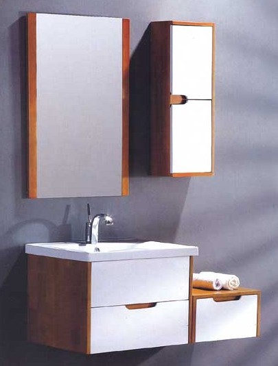 oak bathroom cabinet Model-9243