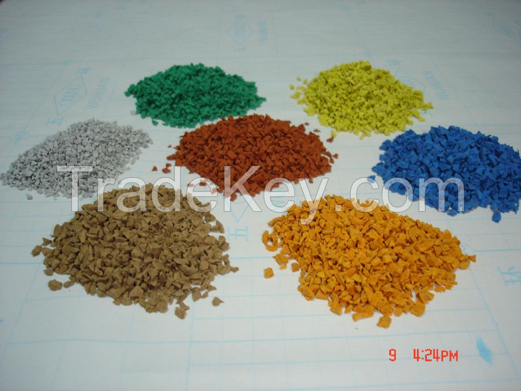 EPDM COLOR GRANULE, EPDM RUBBER GRANULES,