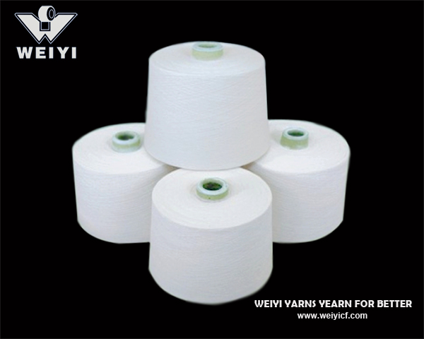 spandex covered yarn with polyester
