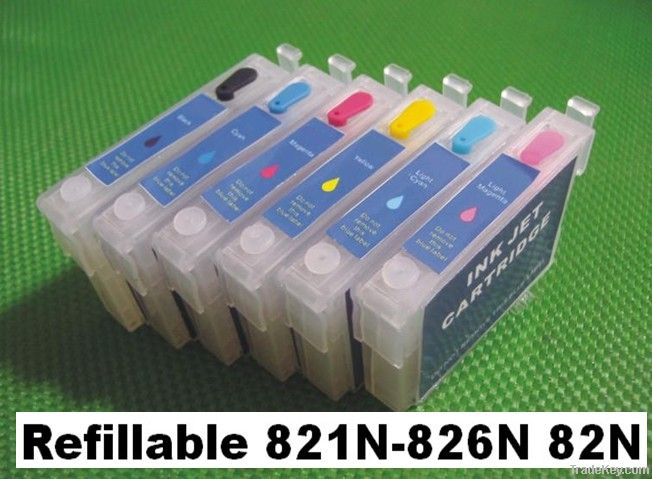 (RCE821n-826n) refillable refill ink cartridge for Epson 82n R290/R390