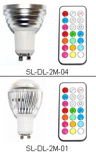 RGB remote control LED bulb