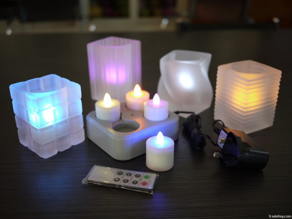 rechargeable remote control LED candle