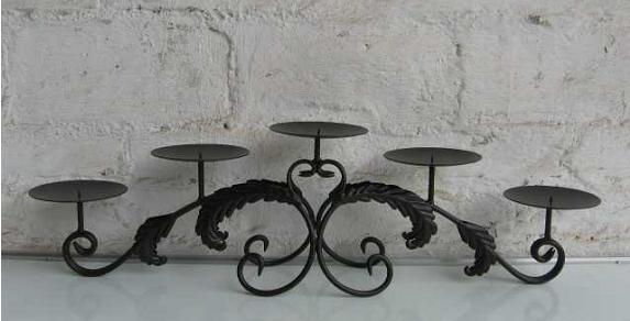 Black Candle Holders