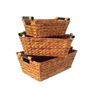 water hyacinth baskets, water hyacinth tray, water hyacinth box