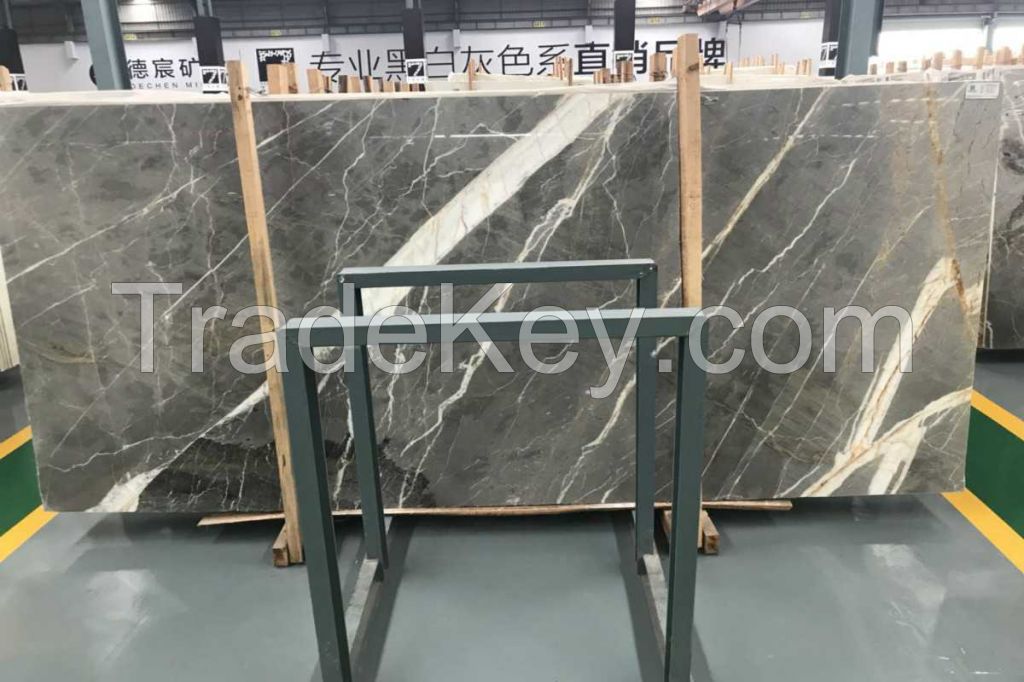 Natural Gray Attou Marble Building Material