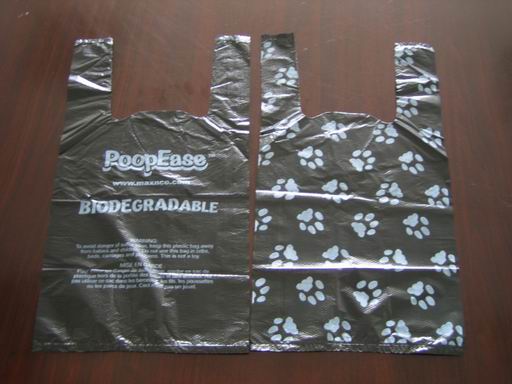 Disposable pet waste bag/dog waste bag/dog poop bag