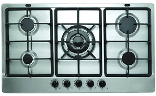 built in gas stove