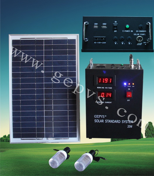 20W solar home system