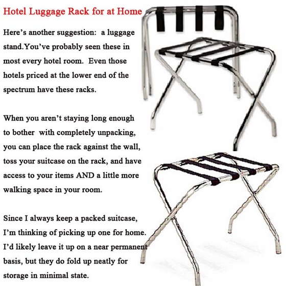 Hotel Luggage Rack