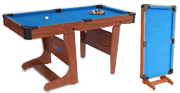 folding pool table