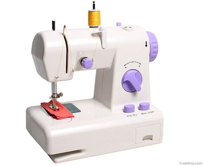 Mini multi-function hand-held electric sewing machine