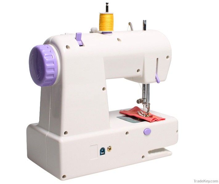 Mini multi-function hand-held electric sewing machine